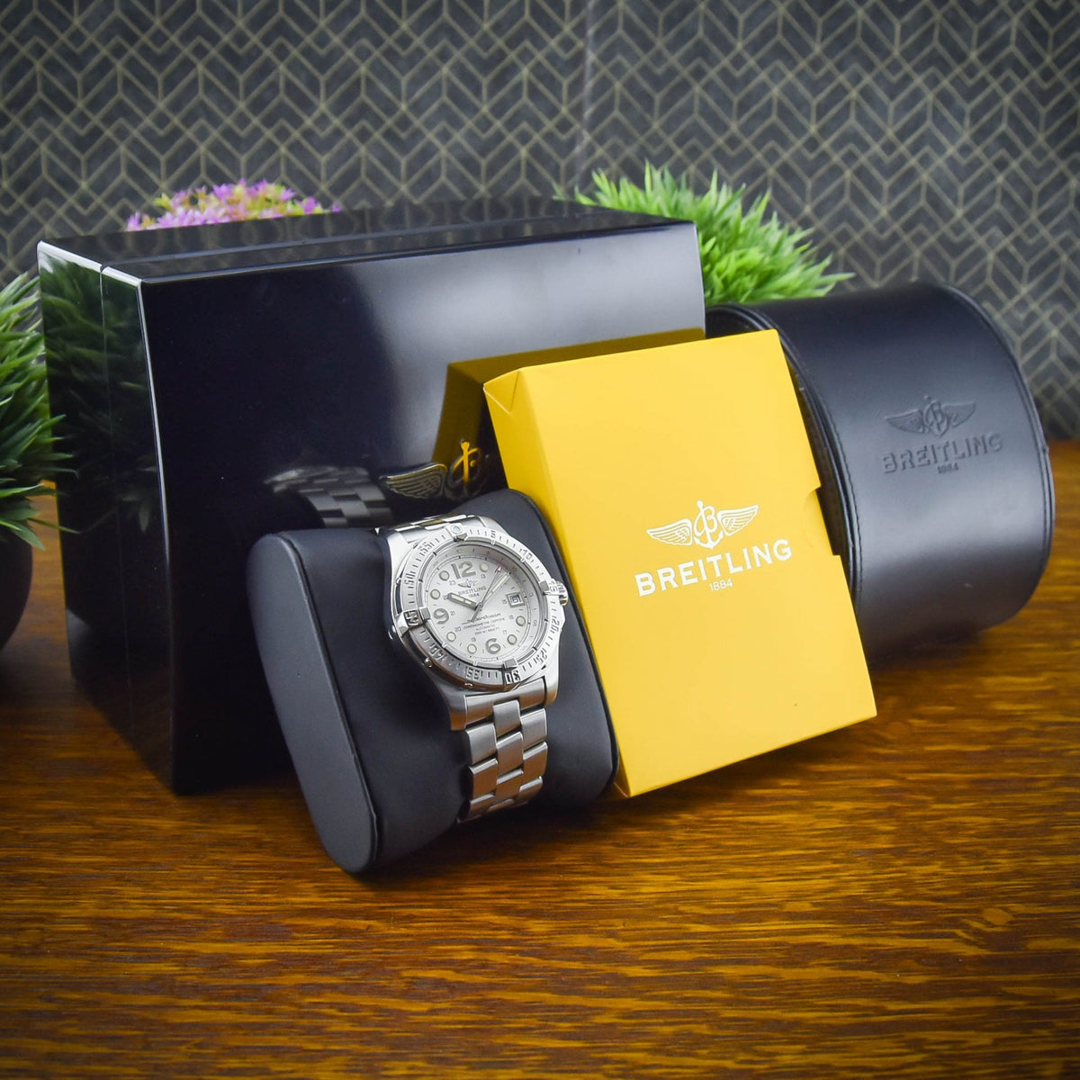 Superocean A17390 – Silver Concentric Dial – 2008