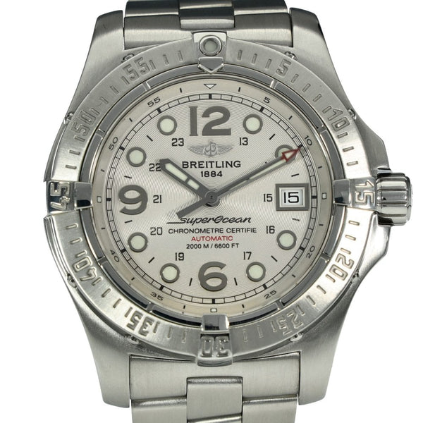 Superocean A17390 – Silver Concentric Dial – 2008