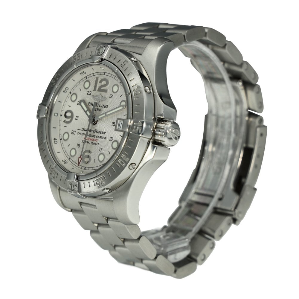 Superocean A17390 – Silver Concentric Dial – 2008