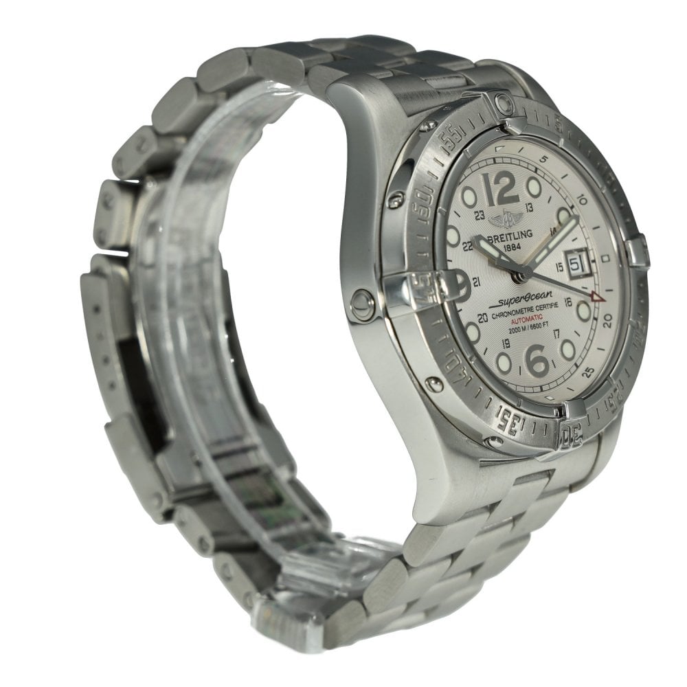 Superocean A17390 – Silver Concentric Dial – 2008