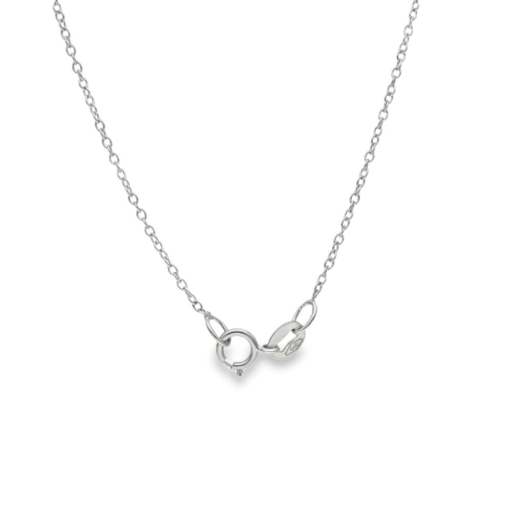 0.50ct White Gold Round-Cut Diamond Pendant & Chain - D/E/VS1