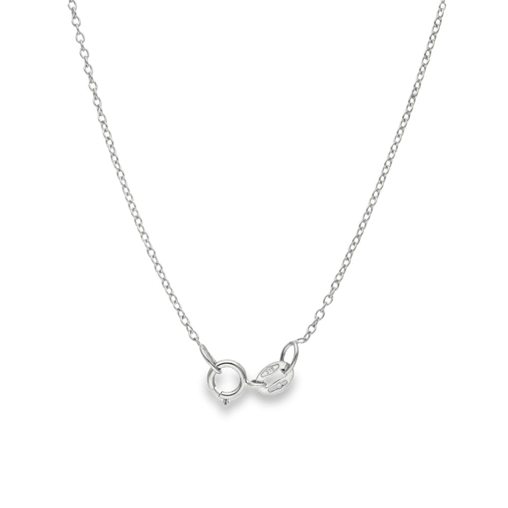 0.50ct White Gold Pear-Cut Diamond Pendant & Chain - D/E/VS1
