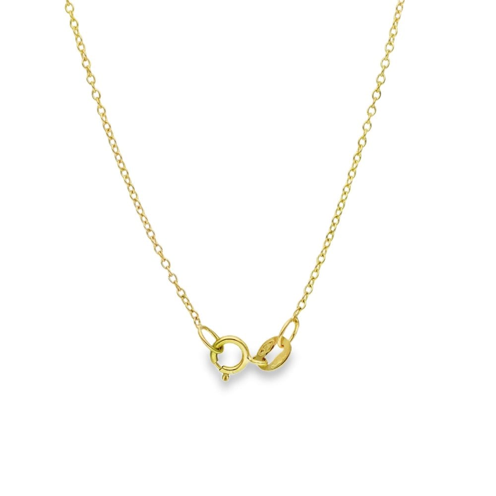 1.00ct Yellow Gold Round-Cut Diamond Pendant & Chain - D/E/VS1