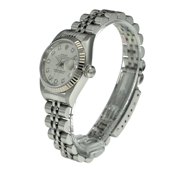 Lady-Datejust 79174 – Silver Diamond Dial – 2000