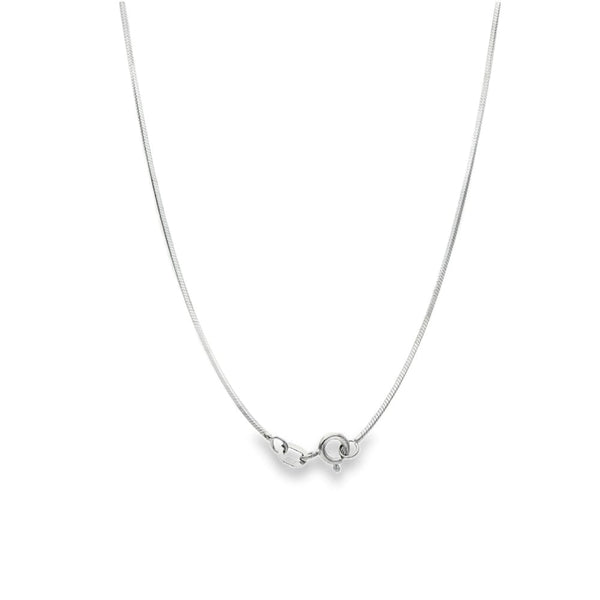 18ct White Gold Diamond Cross Pendant & Necklace - 18" - 0.66ct