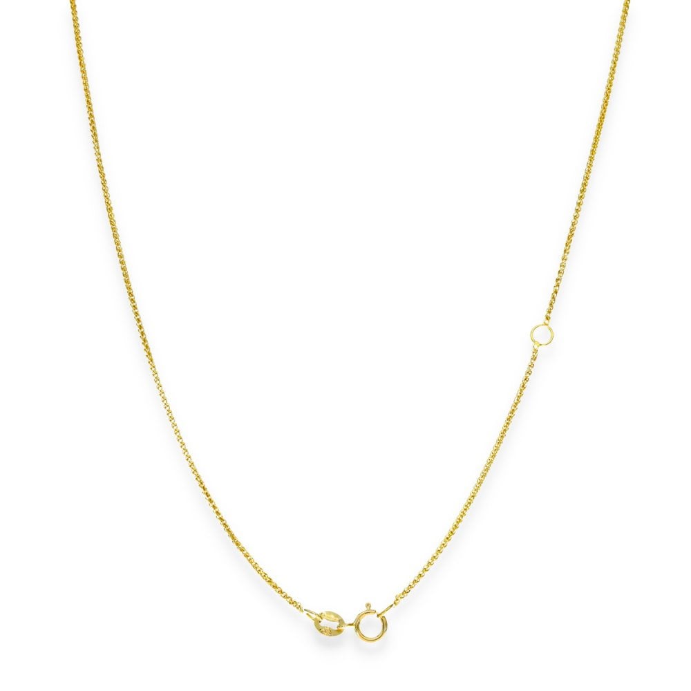 9ct Yellow Gold Fine Spiga Chain - 20" - 2.6g