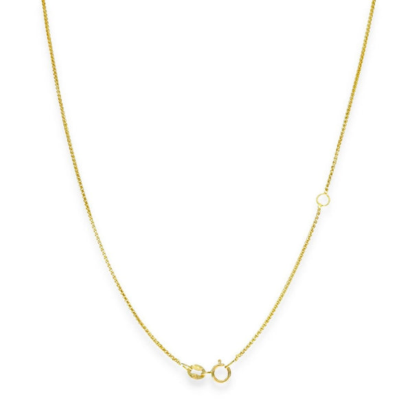 9ct Yellow Gold Fine Spiga Chain - 20" - 2.6g