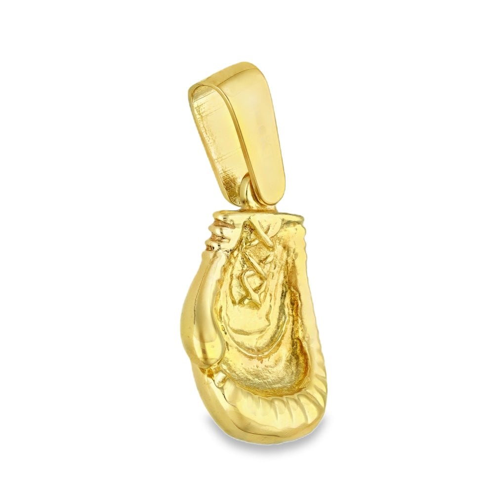 9ct Yellow Gold Boxing Glove Pendant - 15x22x7mm - 8.8g