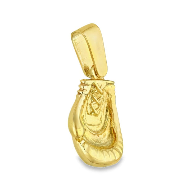 9ct Yellow Gold Boxing Glove Pendant - 15x22x7mm - 8.8g