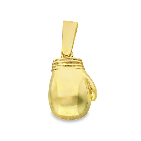 9ct Yellow Gold Boxing Glove Pendant - 15x22x7mm - 8.8g