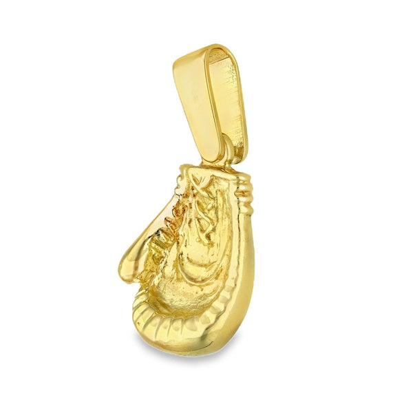 9ct Yellow Gold Boxing Glove Pendant - 15x22x7mm - 8.8g