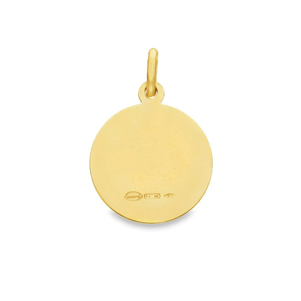 9ct Yellow Gold St. Christopher Pendant - 16x19x1.5mm - 2.5g