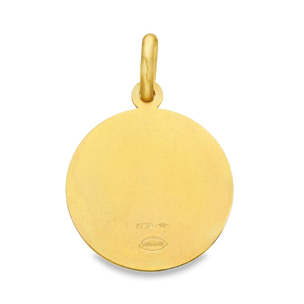 9ct Yellow Gold St. Christopher Pendant - 22x26x2mm - 5.6g