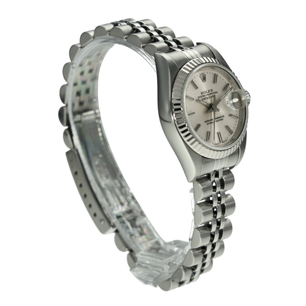 Lady-Datejust 69174 – Silver Baton Dial – 1996
