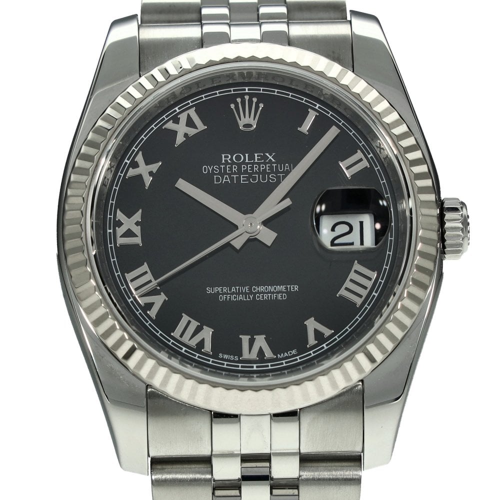 Datejust 116234 – Black Roman Numeral Dial - 2016