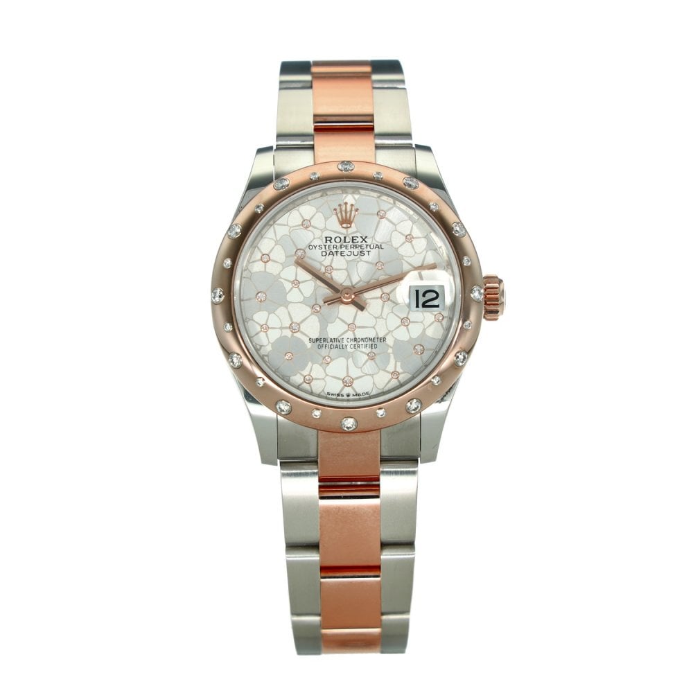 Datejust 278341RBR – Silver Floral Diamond Dial – 2022