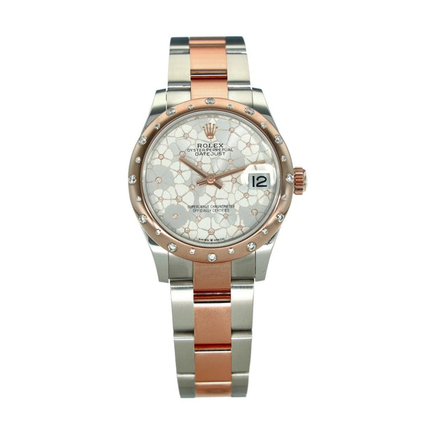 Datejust 278341RBR – Silver Floral Diamond Dial – 2022