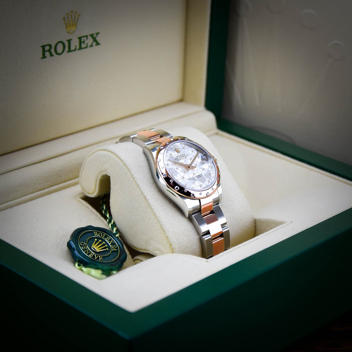 Datejust 278341RBR – Silver Floral Diamond Dial – 2022
