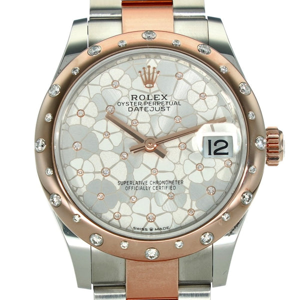 Datejust 278341RBR – Silver Floral Diamond Dial – 2022