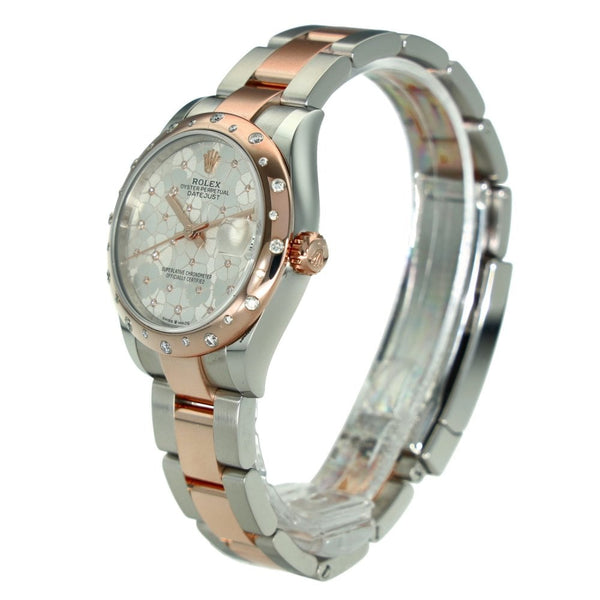 Datejust 278341RBR – Silver Floral Diamond Dial – 2022