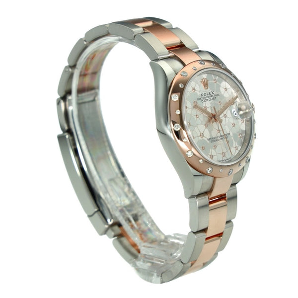 Datejust 278341RBR – Silver Floral Diamond Dial – 2022