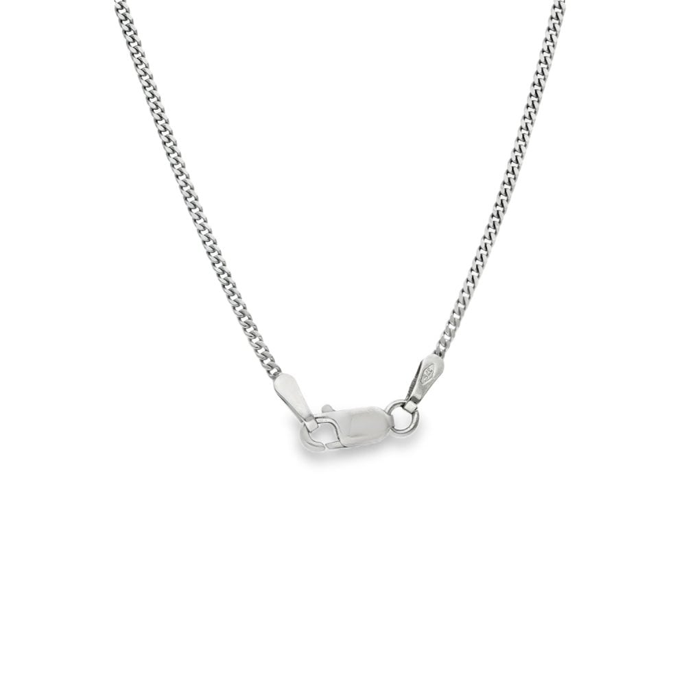 9ct White Gold Diamond Celtic Cross Pendant & Necklace - 2.08ct