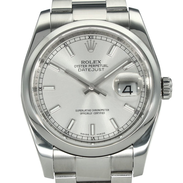 Datejust 116200 – Silver Baton Dial – 2014