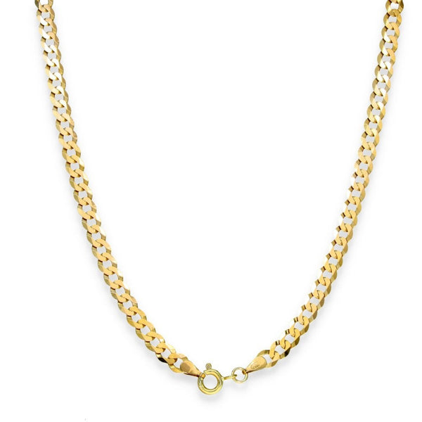 9ct Yellow Gold Curb Chain - 20" - 7.5g