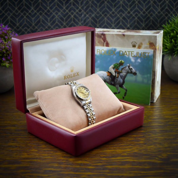 Lady-Datejust 69173 – Champagne Diamond Dial – 1989