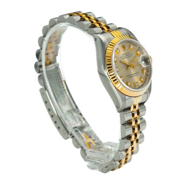 Lady-Datejust 69173 – Champagne Diamond Dial – 1989