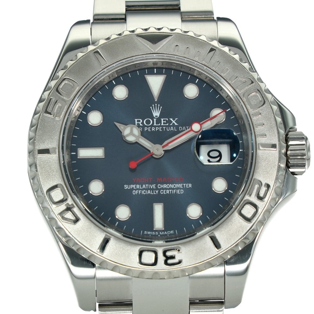 Yacht-Master 116622 – Blue Dial – Platinum Bezel – 2013