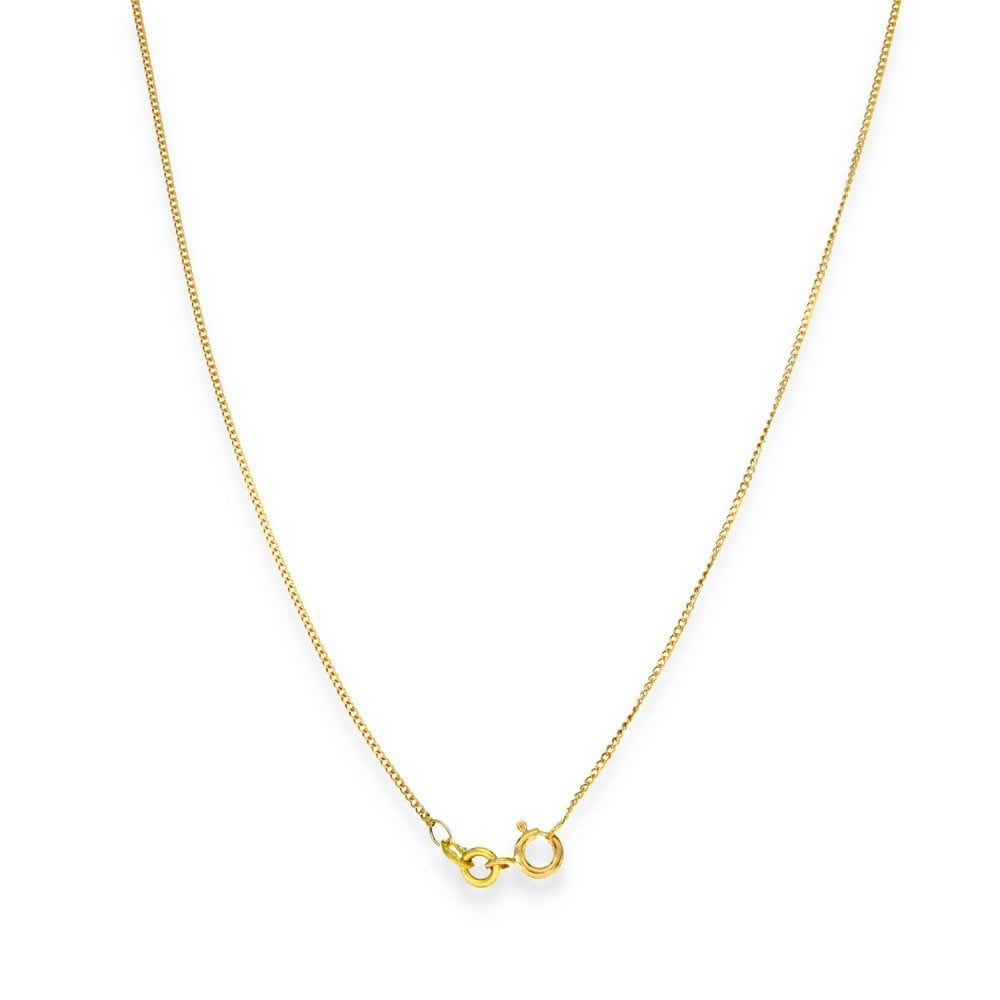 18ct Yellow Gold Diamond Bar Pendant & Necklace - 17" - 0.70ct