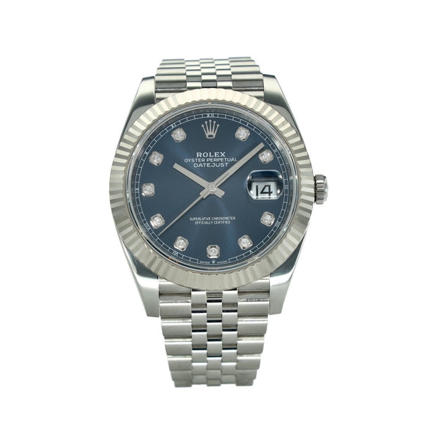 Datejust 41 126334 – Blue Diamond Dial – 2022