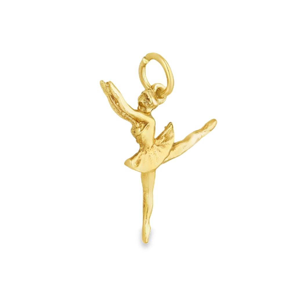 9ct Yellow Gold Ballerina Charm – 1.2g