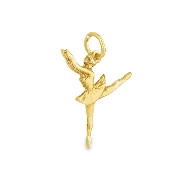 9ct Yellow Gold Ballerina Charm – 1.2g