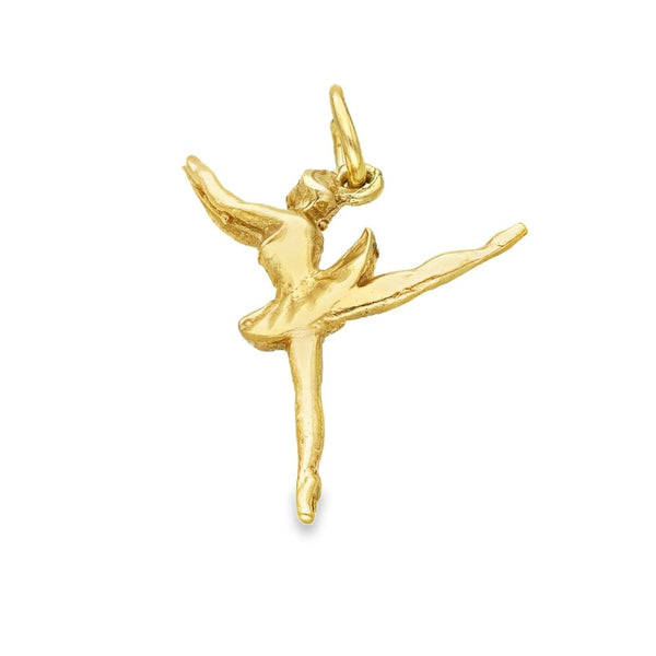 9ct Yellow Gold Ballerina Charm – 1.2g