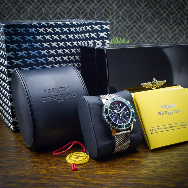 Superocean A13320 – Black Chronograph Dial – 2010