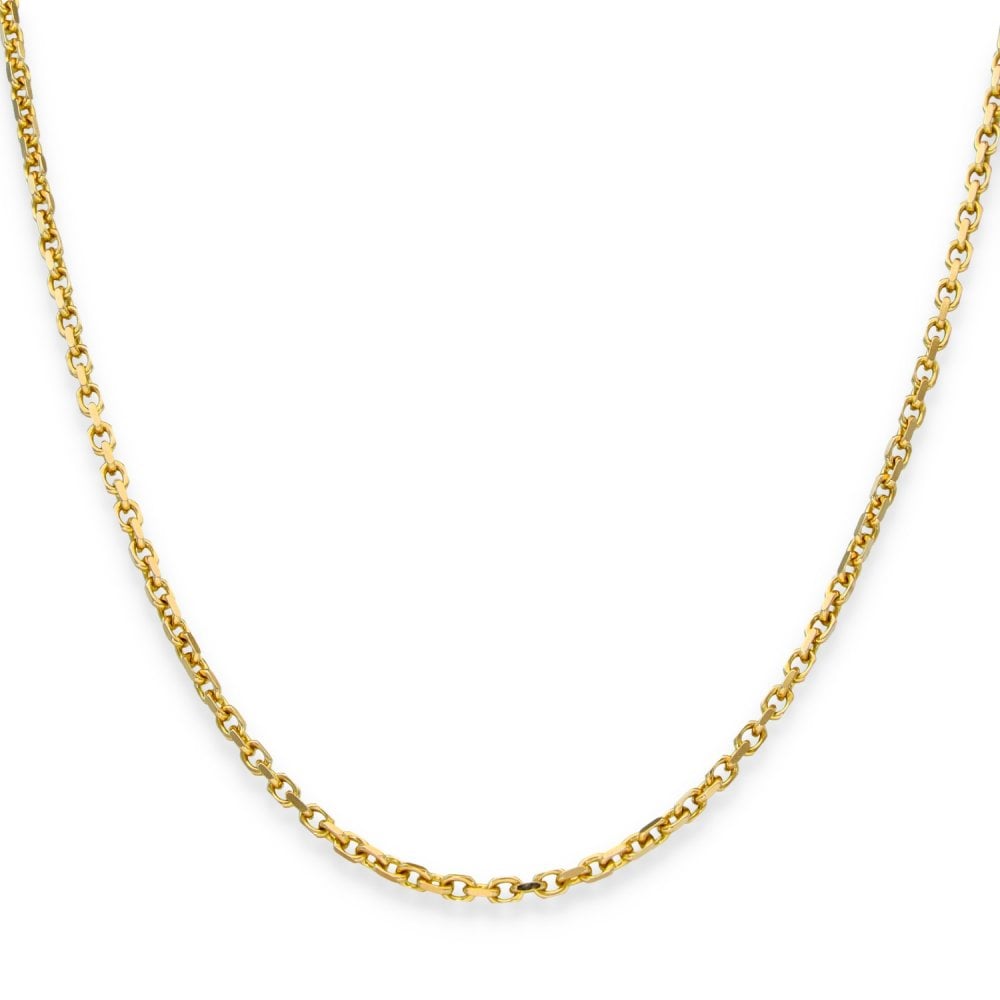 9ct Yellow Gold Fine Trace Chain - 20" - 5.8g