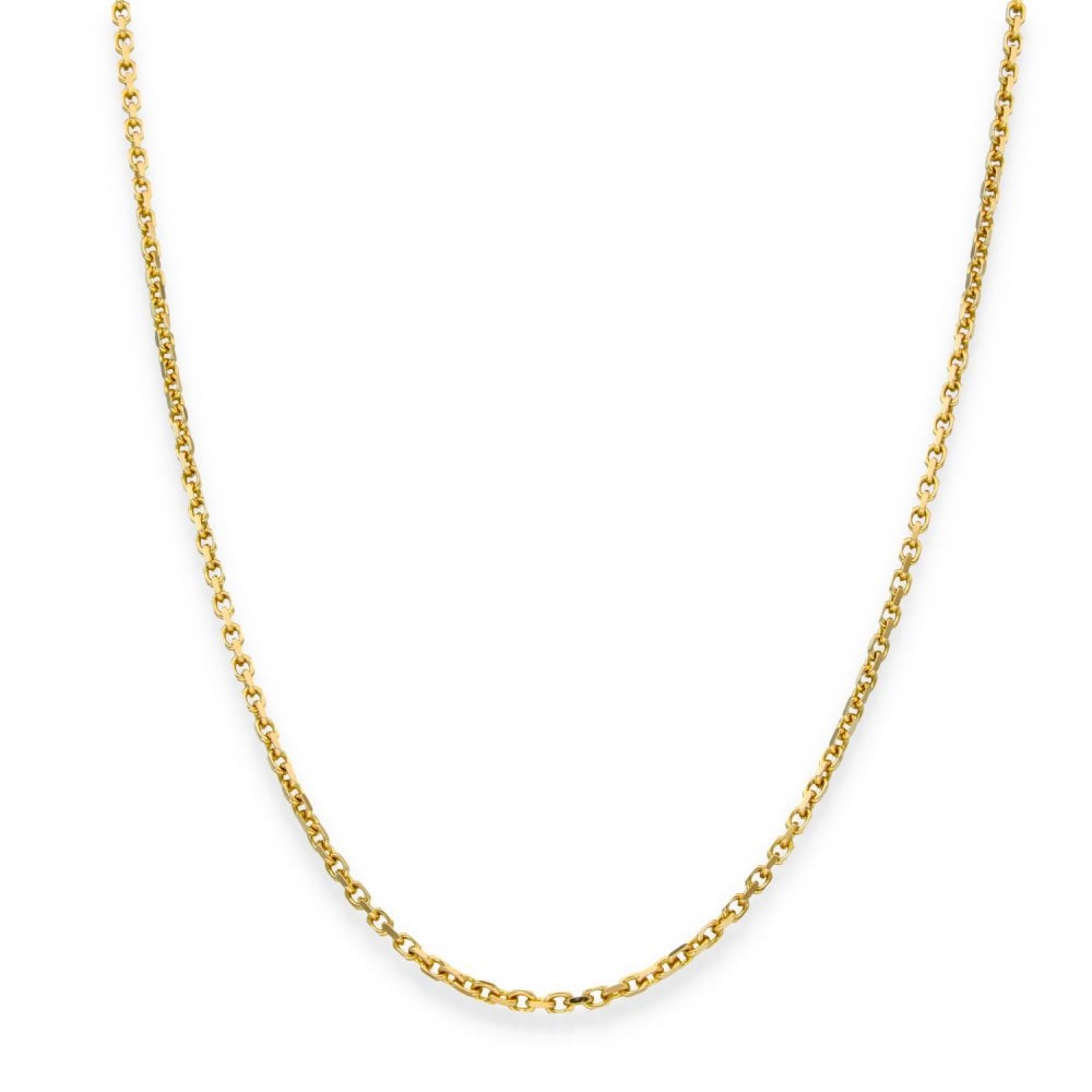 9ct Yellow Gold Fine Trace Chain - 20" - 5.8g