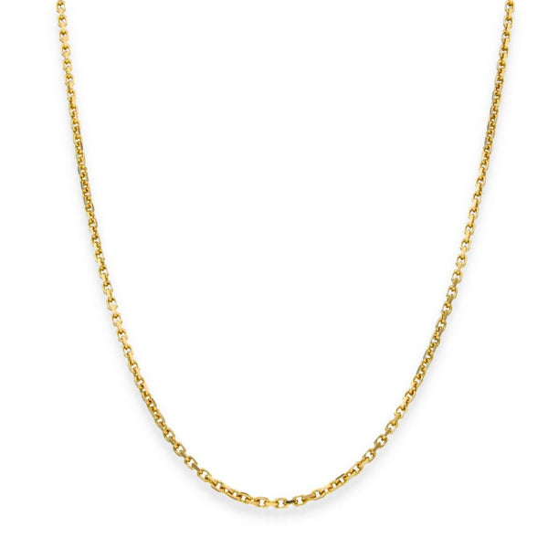 9ct Yellow Gold Fine Trace Chain - 20" - 5.8g