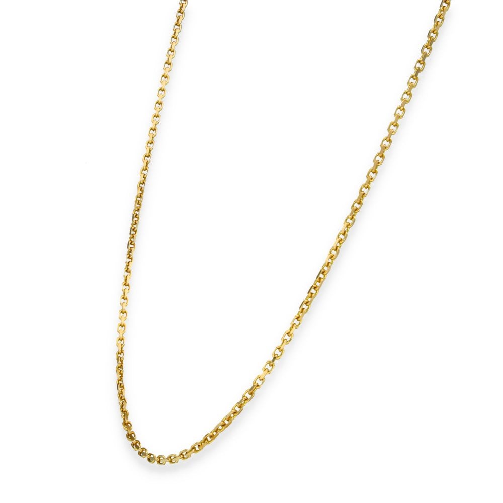 9ct Yellow Gold Fine Trace Chain - 20" - 5.8g
