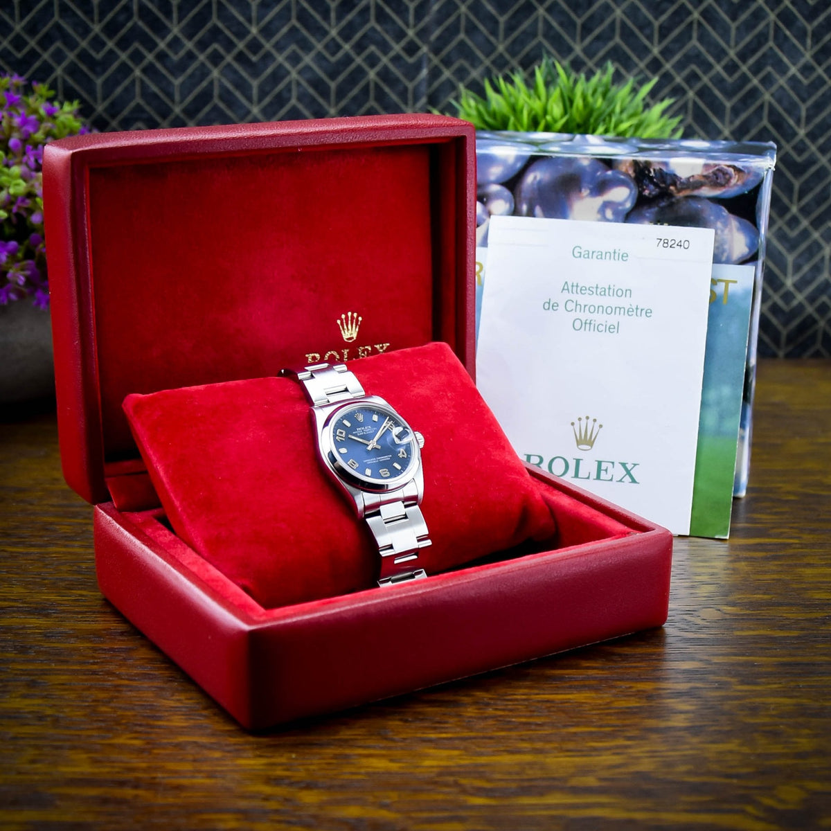 Datejust 78240 - Blue Numeral Dial - 2006