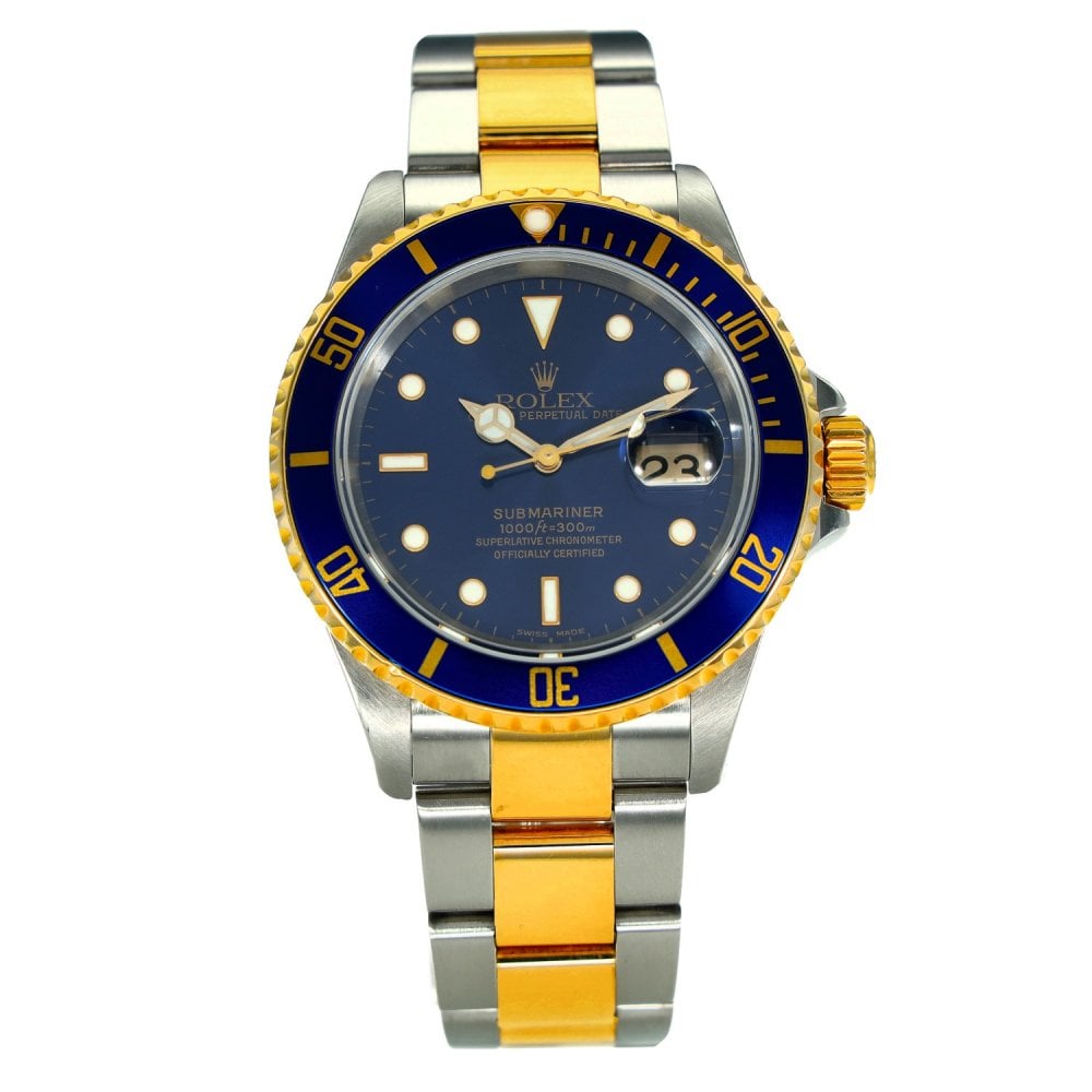 Submariner 16613 – Blue Dial – Steel & Gold – 2003