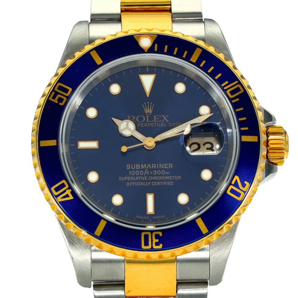 Submariner 16613 – Blue Dial – Steel & Gold – 2003