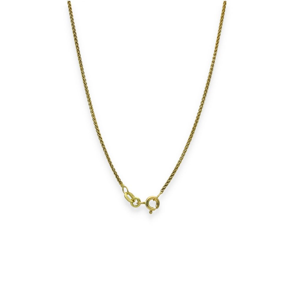 18ct Yellow Gold Spiga Chain - 18" - 3.4g