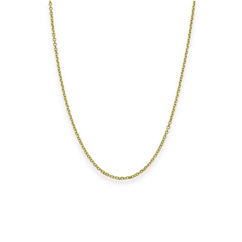 14ct Yellow Gold Fine Trace Chain - 16" - 2.7g