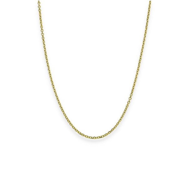 14ct Yellow Gold Fine Trace Chain - 16" - 2.7g