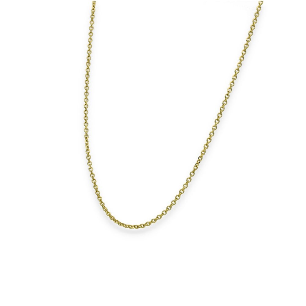 14ct Yellow Gold Fine Trace Chain - 16" - 2.7g