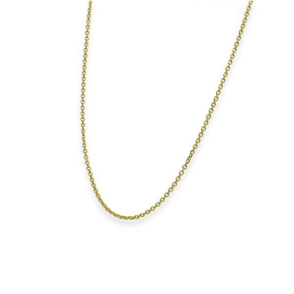 14ct Yellow Gold Fine Trace Chain - 16" - 2.7g