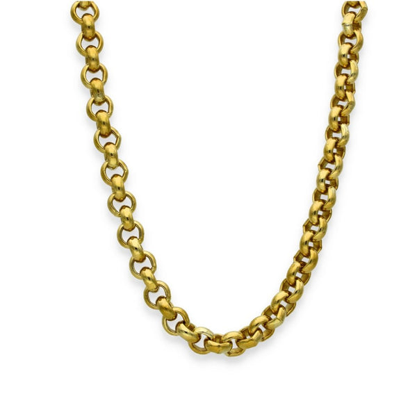 9ct Yellow Gold Heavy Belcher Chain - 23" - 85.8g